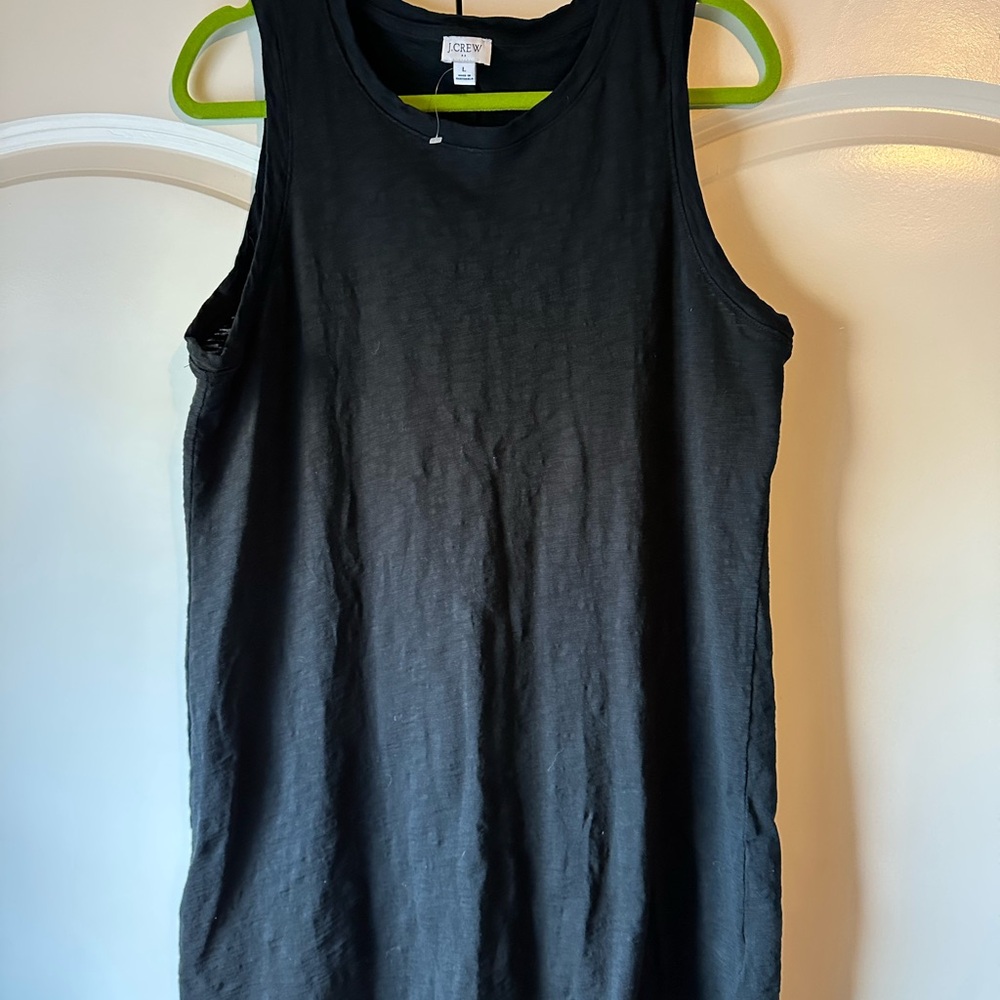 J. Crew Black Sleeveless Dress